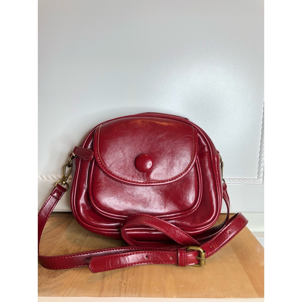Red crossbody bag